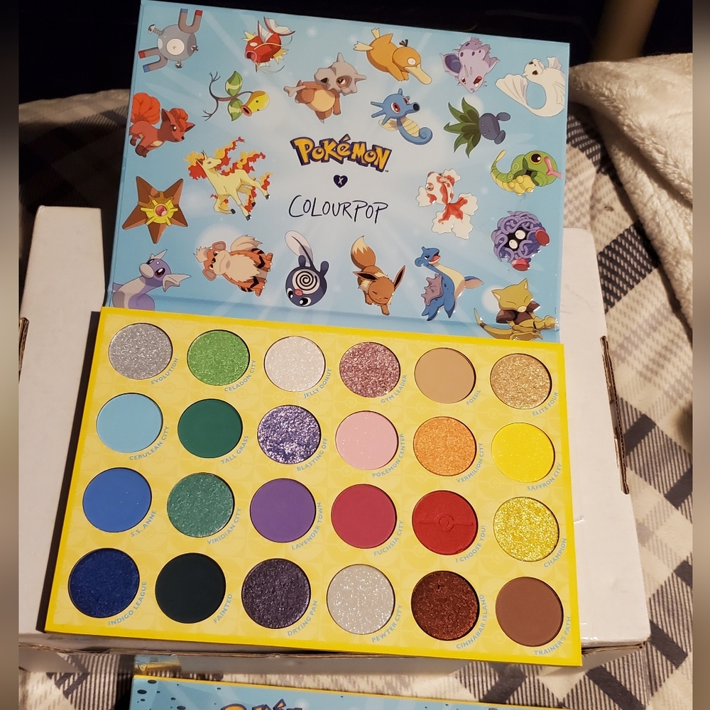 Colourpop Pallet Town Pokémon eyeshadow palette